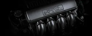 Detalle del motor honda i-VTEC