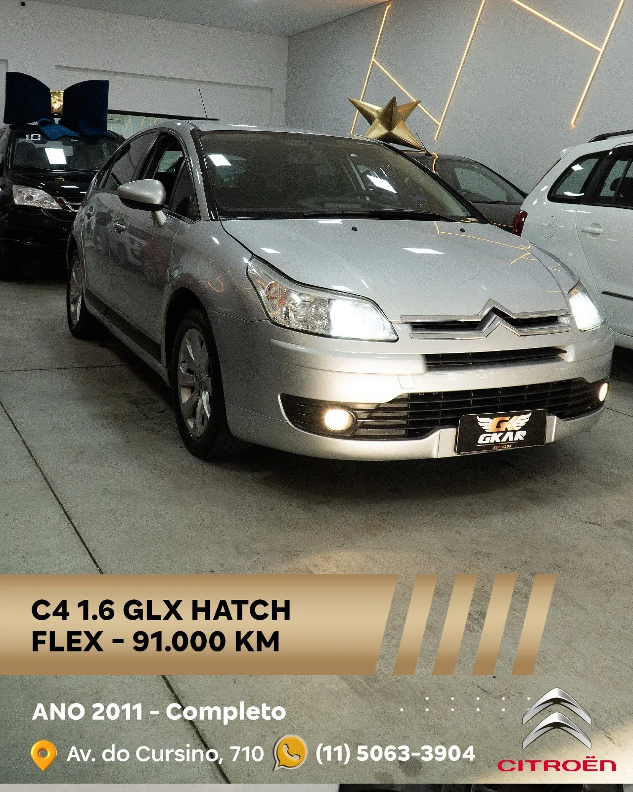 Citroën C4 1.6 Glx Flex 5p
