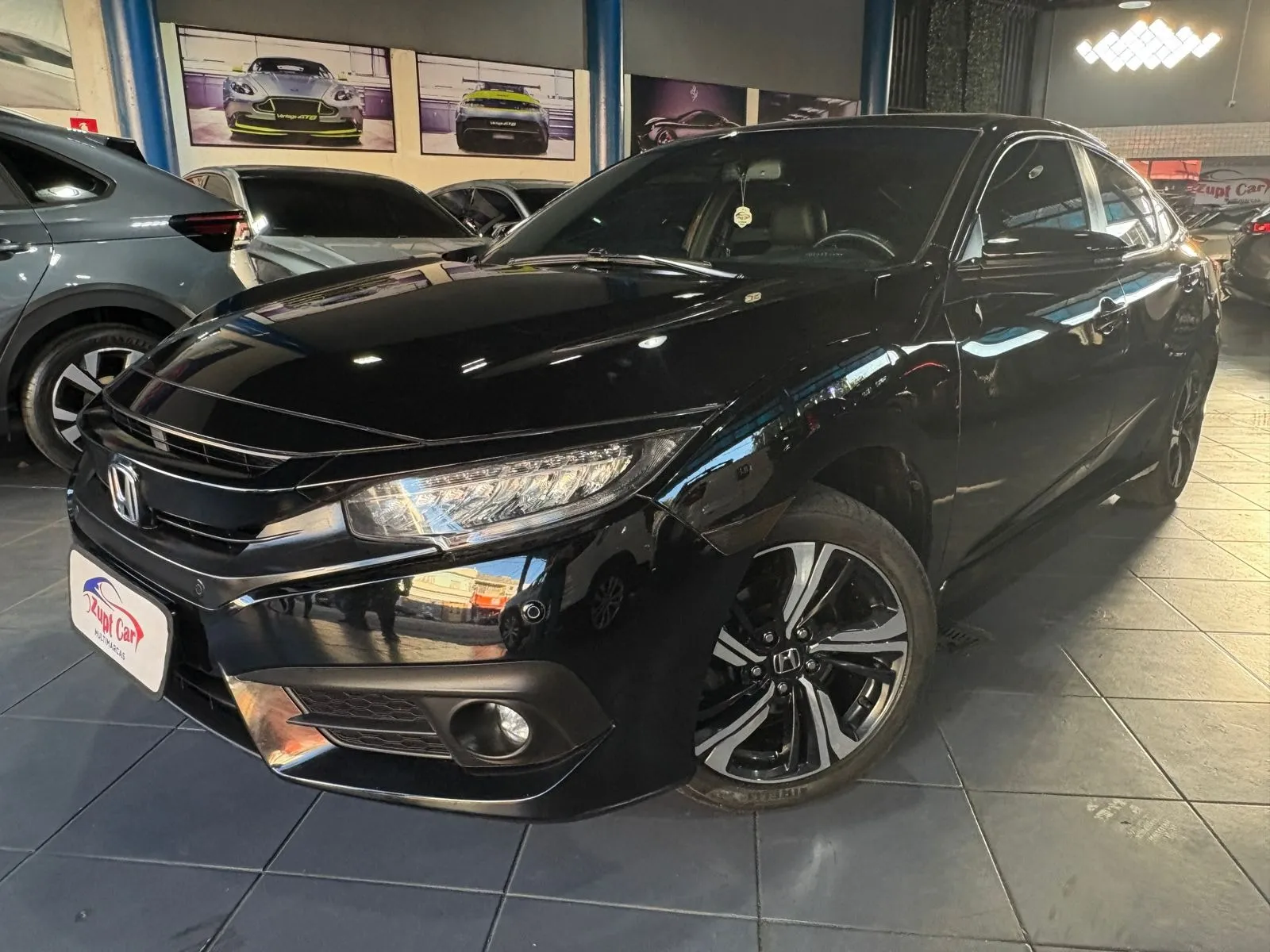 Honda Civic 1.5 Touring Turbo Aut. 2017 Teto Solar Completo