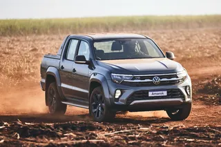 A Amarok está disponível em versões com motor V6 que entrega até 258 cv