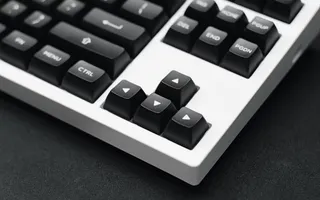 Teclado custom blanco y negro