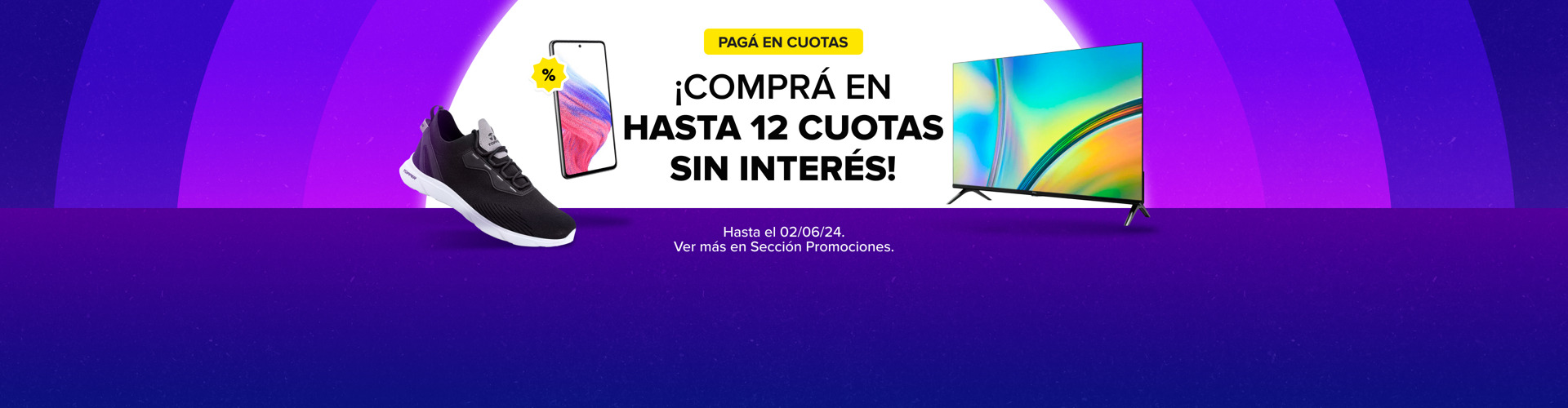 Pagá en cuotas. ¡Comprá en hasta 12 cuotas sin interés!