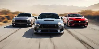 Ford Mustang 2026 en sus tres versiones: EcoBoost, GT y Dark Horse