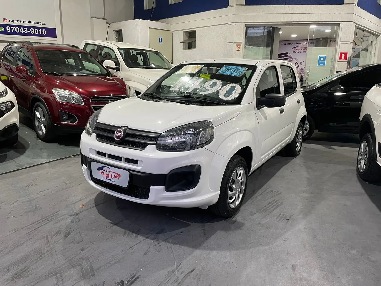 Fiat Uno 1.0 Attractive Flex 2021 Financiamento Uber 99
