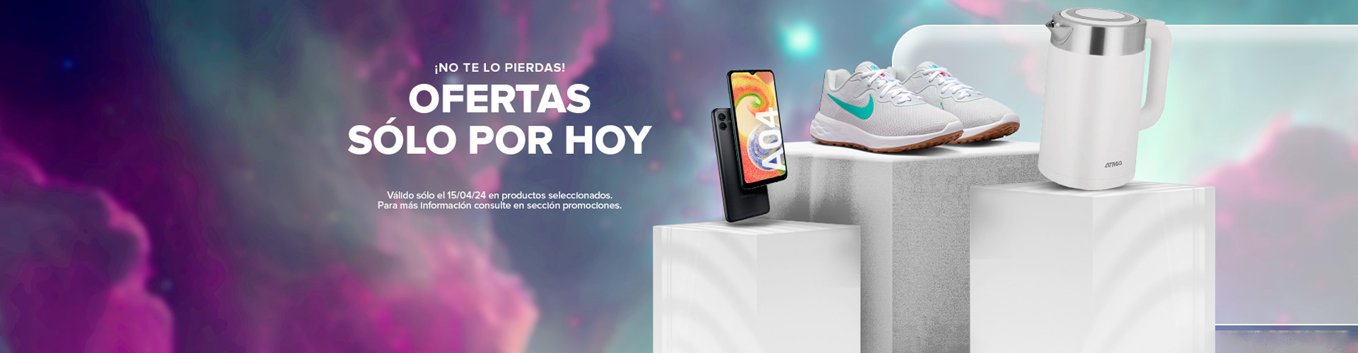 Aprovechá ofertas solo por hoy! ofertas por 24 horas