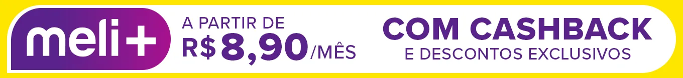 Meli+. A partir de R$8,90/mês com cashback e descontos exclusivos. Consulte termos e condições.