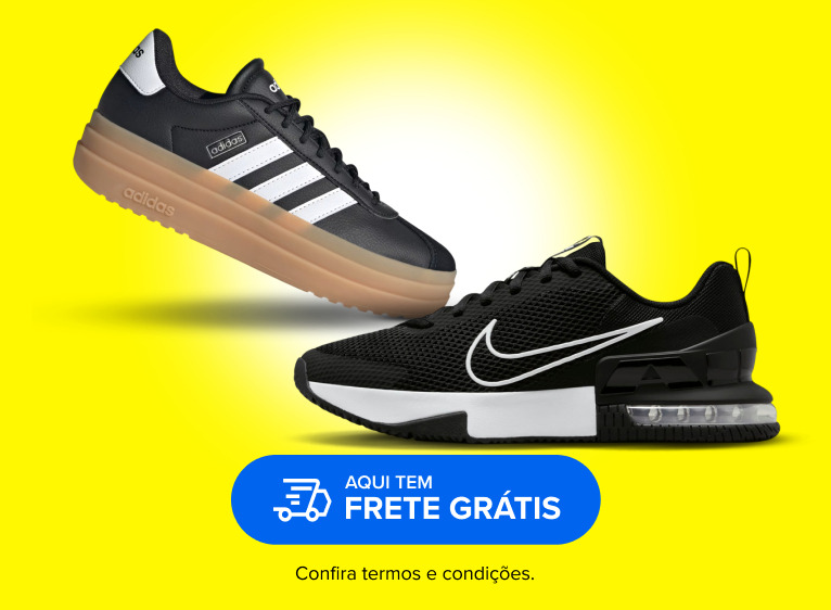 GRANDES MARCAS. AQUI TEM FRETE GRÁTIS. CONSULTE TERMOS E CONDIÇÕES.