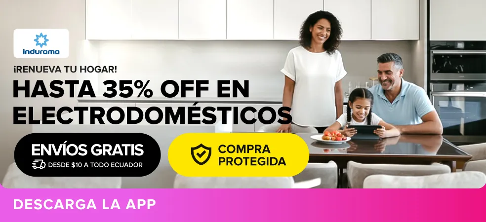 Indurama hasta 35% OFF en Mercado Libre