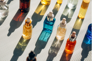 Botellas de perfumes