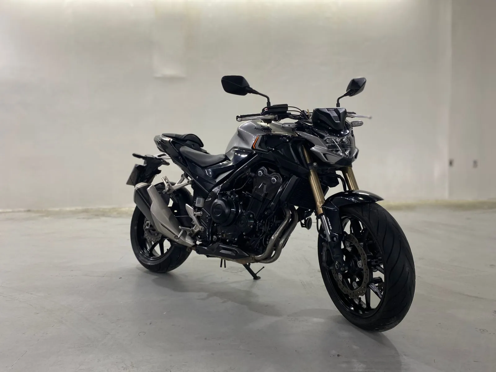  Honda Moto Honda Cb 500f Prata 2023