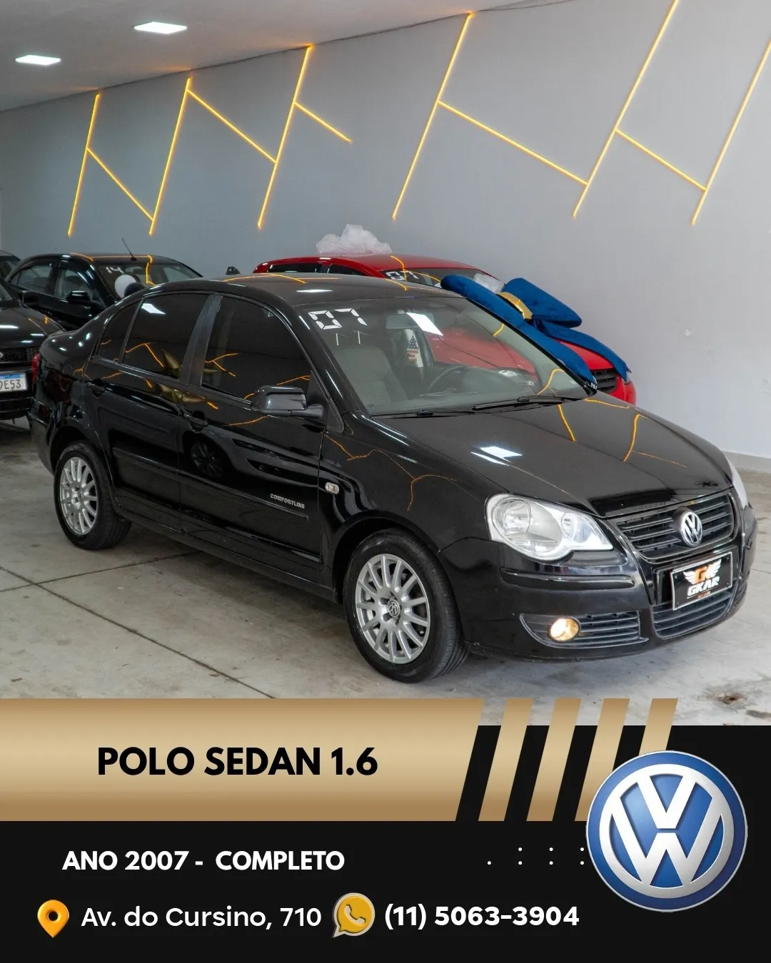 Volkswagen Polo Sedan 1.6 Comfortline Total Flex 4p