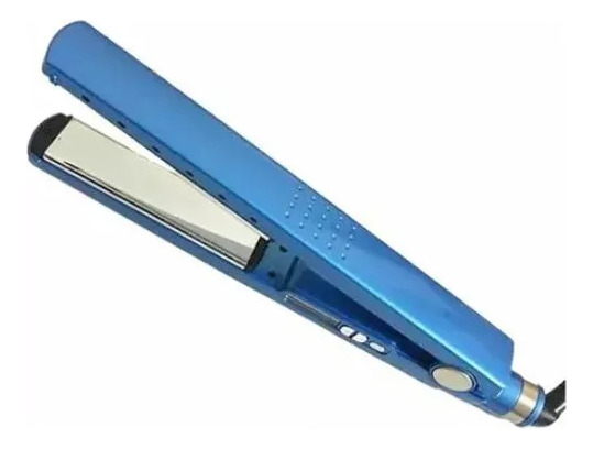 Planchita Profesional de Titanio para Cabello Bivolt 450°F Color Azul