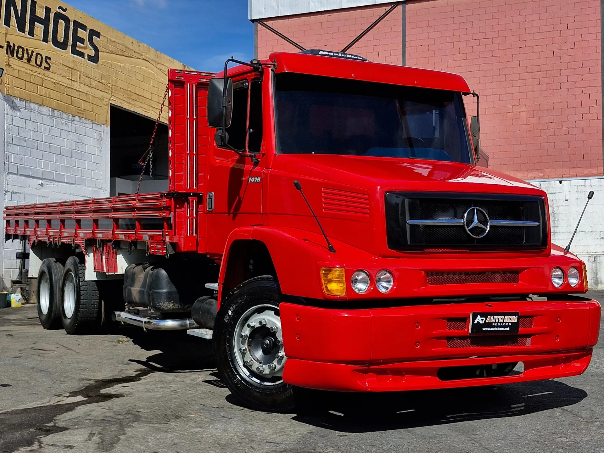 Mb 1418 14.18 14-18 Truck Carroceria De Madeira