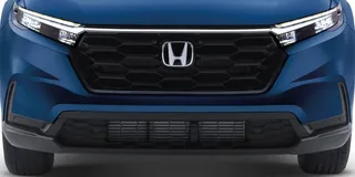 Parte inferior del frente de la Honda CR-V azul