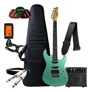 Guitarra FENDER Blacktop Stratocaster HH Preta - Mundomax