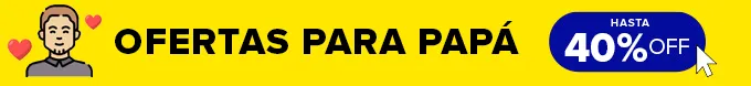 Ofertas para papa. Hasta 40% OFF