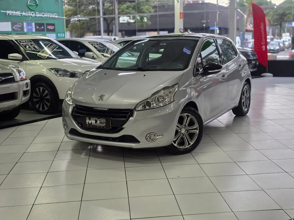 Peugeot 208 Griffe ,automatico Teto Solar Top 2015 Troco Fi
