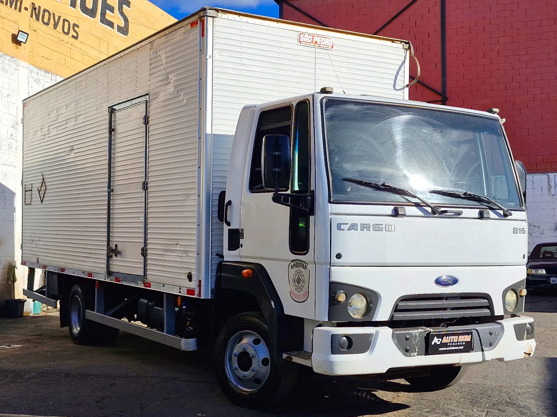 Ford Cargo 816 Bau De Aluminio