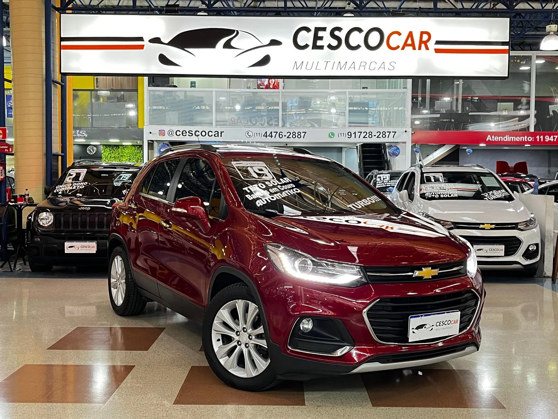 Chevrolet Tracker 1.4 Turbo Premier - Teto Solar