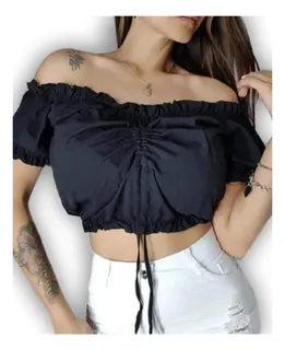 Blusas hombros descubiertos para gorditas hotsell