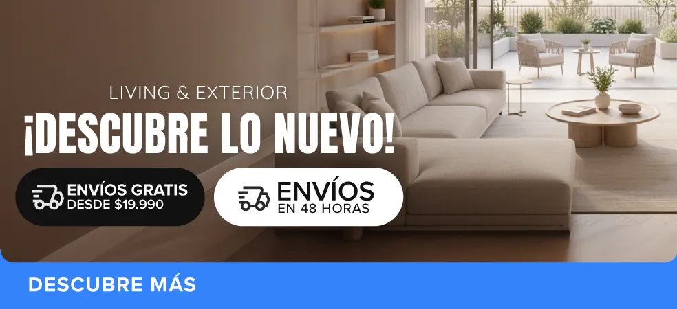 Living y exterior en Mercado Libre