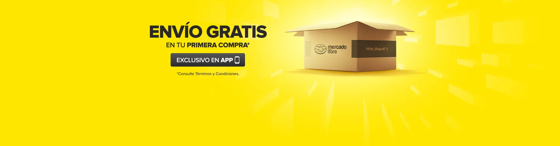 envío gratis en tu primera compra! beneficio exclusivo en app