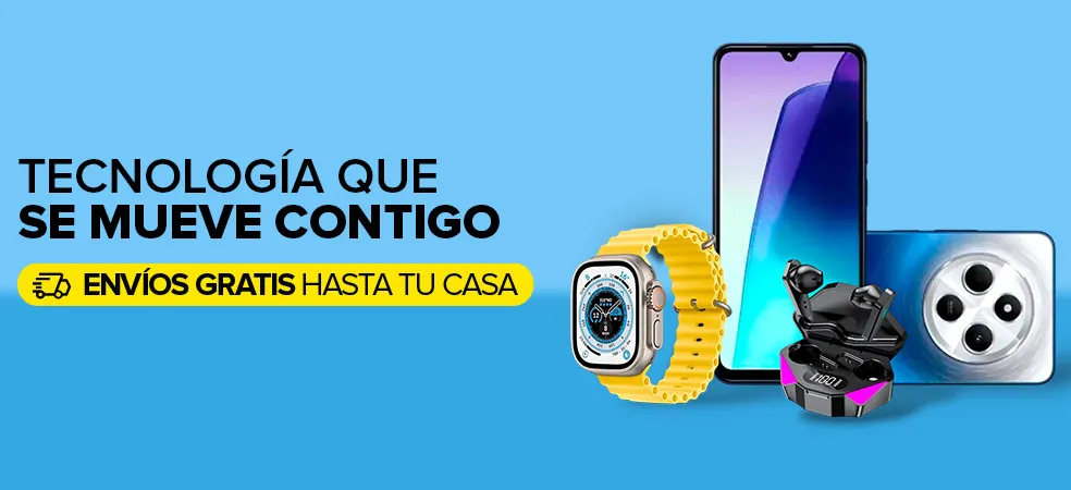 Tecnología que se mueve contigo + Envíos GRATIS