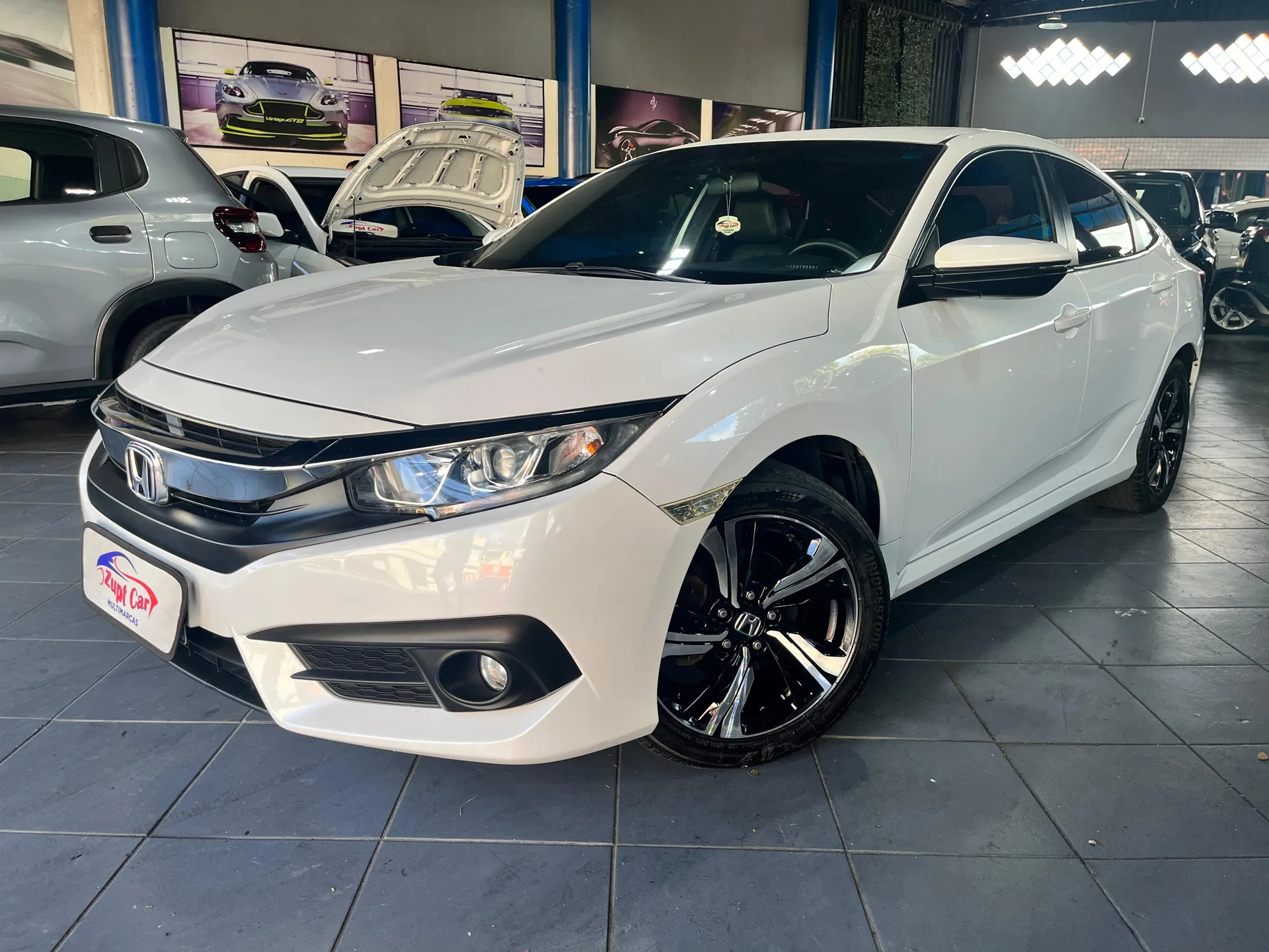 Honda Civic 2.0 Ex Flex Aut. 2017 Banco De Couro