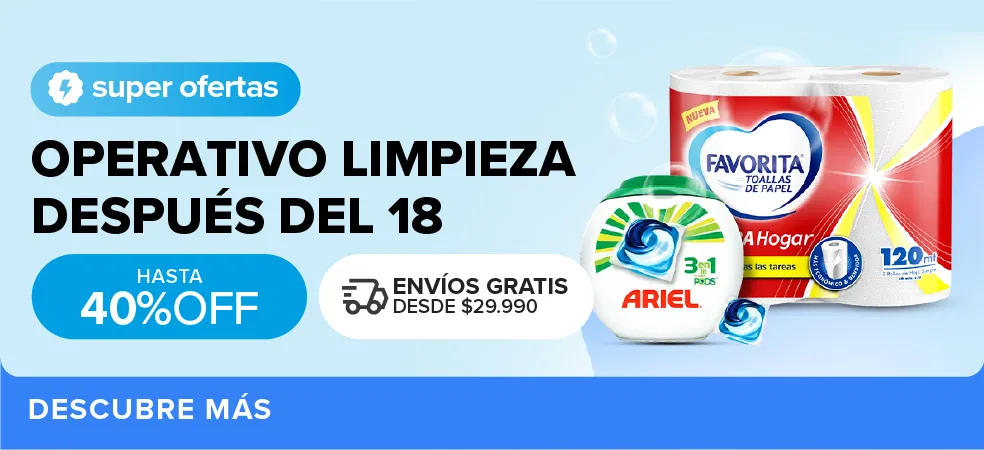 Operativo limpieza después del 18, en Mercado Libre