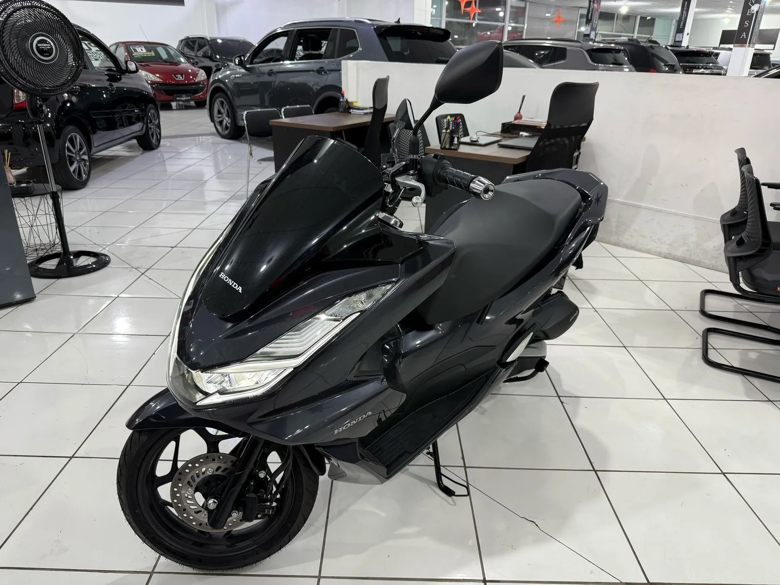 Honda Pcx 160 Abs Cinza 0km 150km Apenas