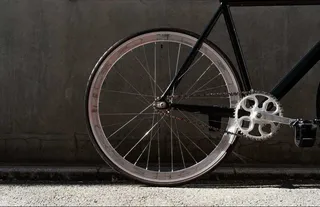 roda traseira da bicicleta