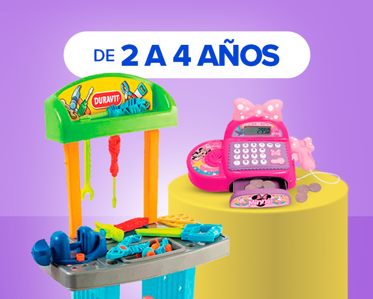 Juegos y juguetes de 2 a 4 años	