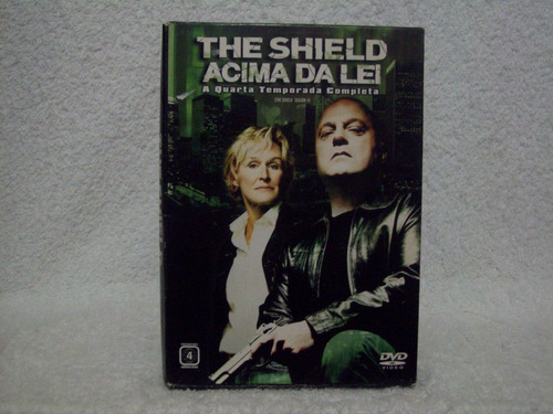 Box Com 04 Dvds The Shield- Acima Da Lei- 4ª Temporada