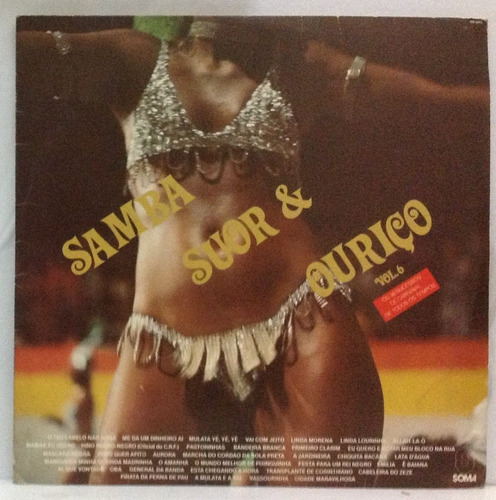 Lp Samba Suor E Ouriço Vol 6 - 1983 - Som Livre
