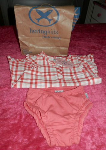 Conjunto Hering Vestido Con Bombacha-ropa Beba 9-12 Meses