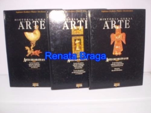 Livros História Geral Da Arte Artes Decorativas 3 Volumes