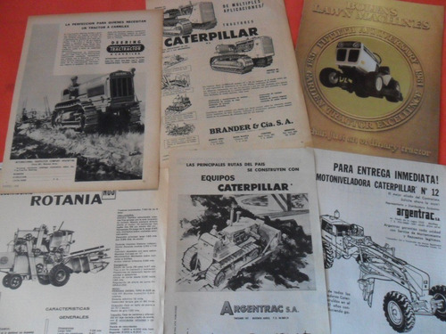 10 Caterpillar Deering Fordson Tractor Antiguo Publicidad