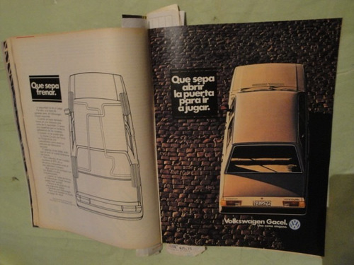 Publicidad Volkswagen Gacel Año 1984