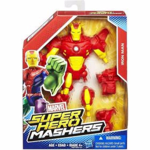 Mashers Muñecos Super Heroes Marvel Iron Man Hasbro