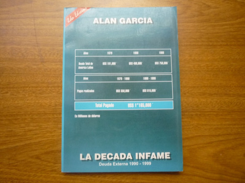 La Década Infame. Alan García.