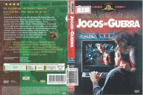 Dvd - Jogos De Guerra - Matthew Broderick, Dabney Coleman