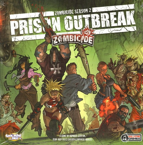 Zombicide Prison Outbreak S2 Jogo Imp. Tabuleiro Guillotine