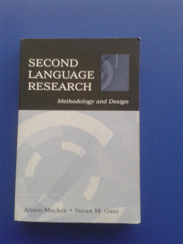 Libro En Ingles Second Language Research 