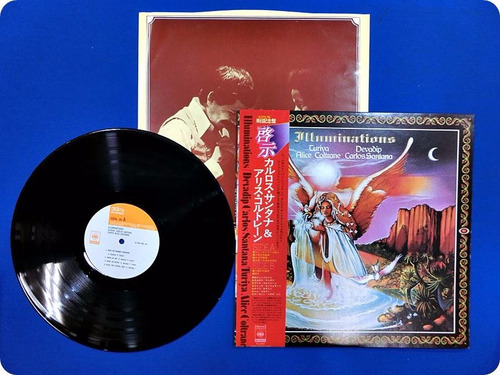 Santana & Alice Coltrane.illuminations. Japan.obi. Ano 1974.