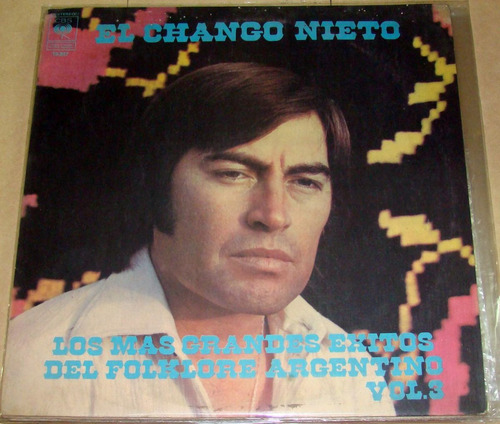 El Chango Nieto Los Mas Grandes Exitos Vol 3 Lp Arg Promo