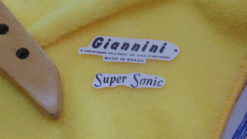 Giannini Supersonic - Decal Do Headstock Para Restauração