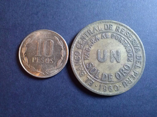 Moneda Perú Un Sol De Oro Bronce 1960 (c18)