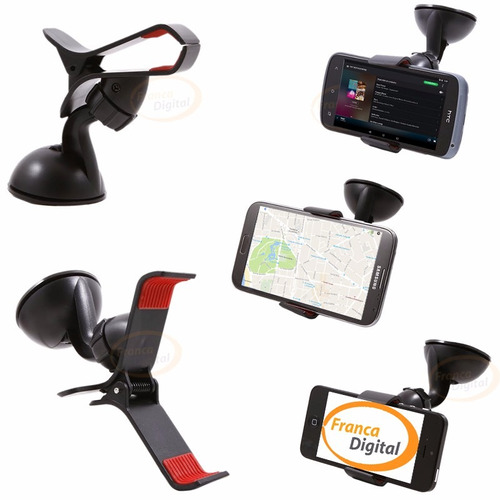 Soporte Universal De Auto Gps Celular iPhone Samsung Garmin