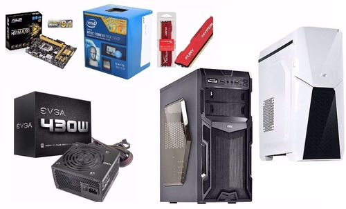 Pc C/ H81m-a/br+ I3-4170 + Evga 430w + Hyperx 8gb + Gabinete