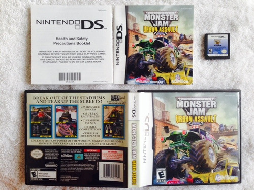 Monster Jam Urban Assault / Nintendo Ds Lite Dsi 3ds Usa 11